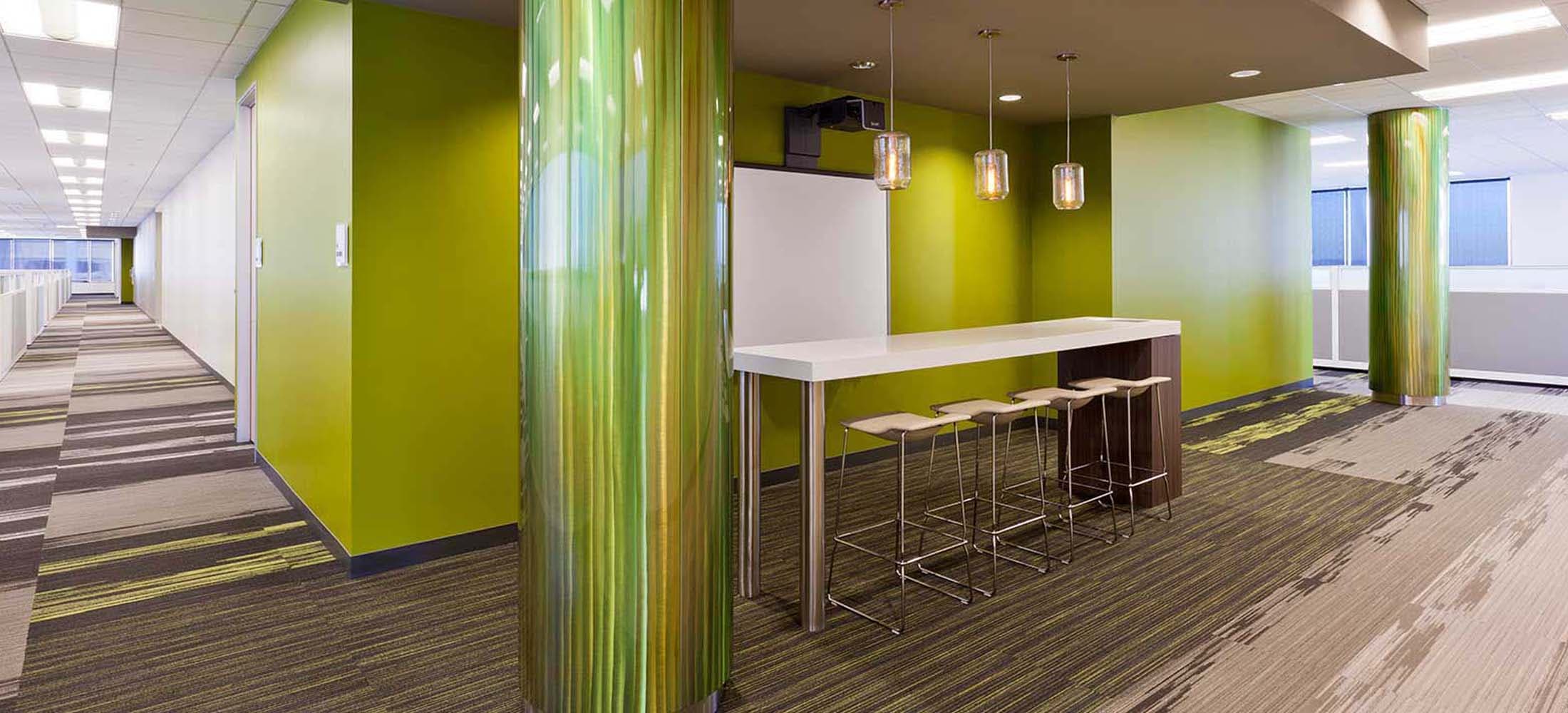 Square aluminum columns