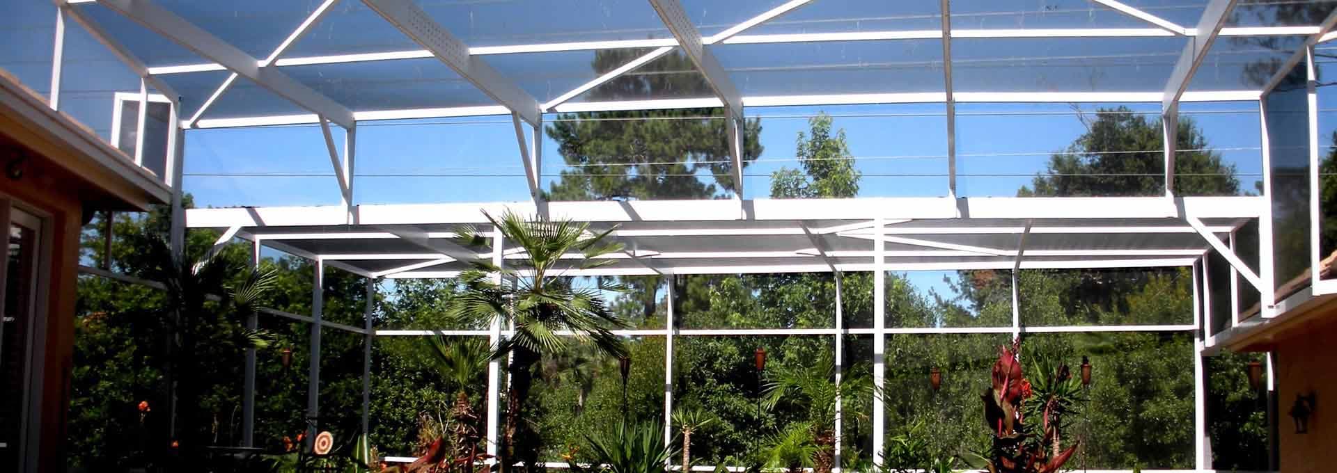 Screen roof enclosure by Budd Severino Advanced Home Exteriors